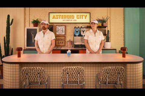 Lush Asteroid City exterior